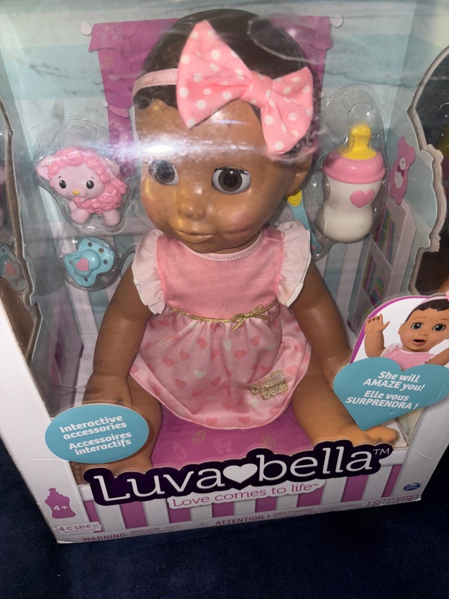 Luvabella Dark Hair Interactive Baby Doll