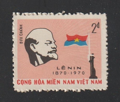 1970 Việt Nam War Việt Cộng Lenin Birthday Scott # 26 MNH