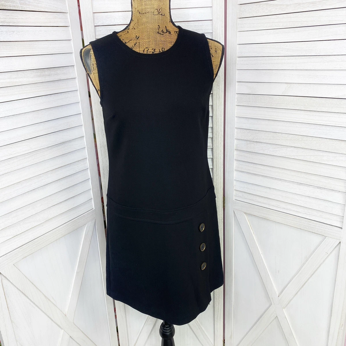 Dropped waist shift dress top