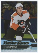 2016-17 Upper Deck Series 1 Travis Konecny Young Guns Rookie Silver Foil #217