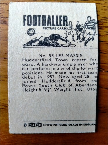 A&BC Fußballer Bildkarten 1966 mit geteilten Paaren - wählen Sie Ihre Karten - Bild 17 von 49
