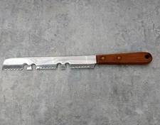 Robinson Knife Co. 8" Frozen Food Knife Wood Handle USA