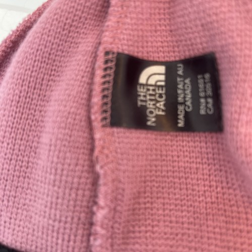 North Face Youth Junior Pink Rose Colored Thermal Beanie Winter Ski Hat - Picture 6 of 8