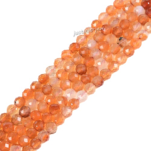 3.7mm to 4.7mm Faceted Gemstone Round Loose Bead DIY Jewelry Making Strand 15.5" - Picture 427 of 466