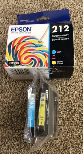 Genuine Epson 212 CMY Color Ink Cartridge 2 Color Pack XP-4100 EXP 03/25 Sealed - Picture 2 of 5