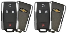 X2 Chevrolet Silverado Colorado 2014 - 2021 Keyless Remote Key Fob