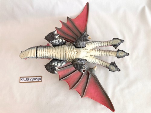 1996 Bandai 6 1/2" Death Ghidorah Figure Rebirth of Mothra Godzilla Bandai Toy - Picture 8 of 10