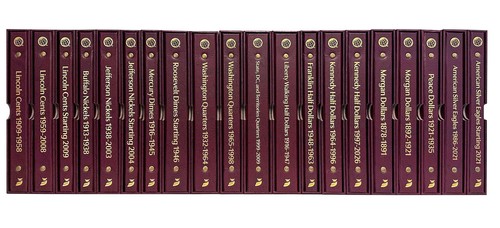 Lincoln Cents: 1959-2008 Set Data/Marchio di zecca - Album monete Whitman Prestige™ - Foto 10 di 10