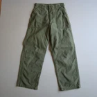 Vtg US Military Pants 30 X 31 Measure 26 x 27.5 Green Army OG 107 Vietnam 1970
