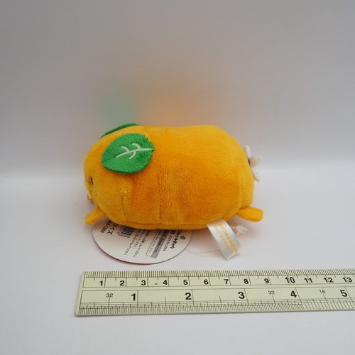 D3005C Mikyan the Tangerine Dog Mascot Ehime Prefecture PLush Toy 4" Doll Japan - 第 3/13 張圖片