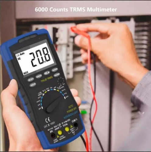 Digital Messtechnik-Multimeter Echt-Effektivwert-Messgerät Voltmeter Amperemete - Bild 5 von 5