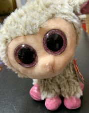 TY Beanie Boos - DIXIE the Lamb w/ Glitter Eyes 6 "