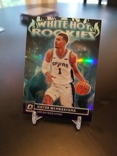 2023-24 Donruss Optic Victor Wembanyama #2 RC White Hot Rookies Purple Prizm SSP