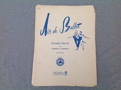 1934 Air de Ballet Sheet Music