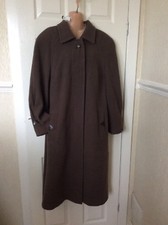 Miss Smith Pure Wool Ladies Size 14 Taupe Coat Exc Cond Hols 5th To 15th June