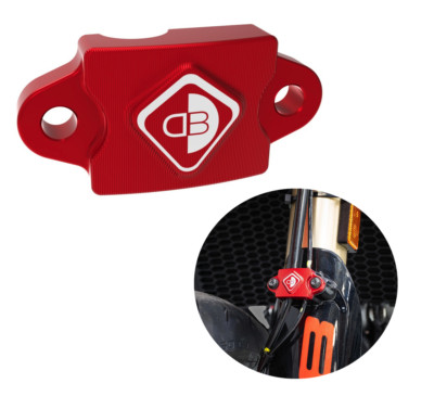 Ducabike Ducati Hypermotard 698 Mono / RVE Brake Line Cable Holder - Red