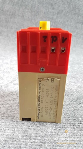 Relé de tiempo Pilz NUP/10/220V~/1UzFBM 307910 220V-3,5VA 40-60Hz 0,04-10seg - Imagen 5 de 8