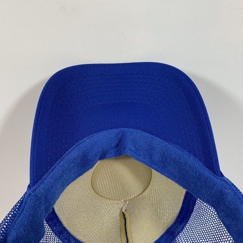 Aviator Nation x SoulCycle Regenbogenschädel Druckknopflasche Netz Truckermütze Kappe, blau - Bild 10 von 13