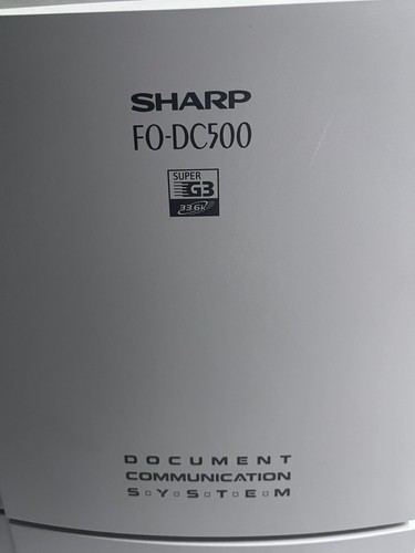 SHARP FO-DC525 SUPER G3 DOCUMENT COMMUNICATION SYSTEM PRINTER 1K pages w/ manual - Picture 2 of 12