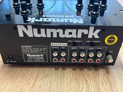Numark DM1002mk2 DJミキサー 音圧最高アナログMixer - DJ機材