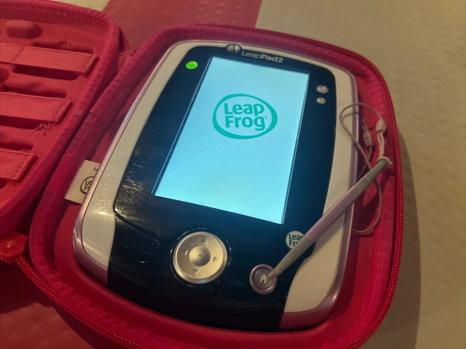 LeapFrog Purple/White LeapPad 2 System Tablet Tested/Reset | Hello Kitty Case - Image 3 of 4