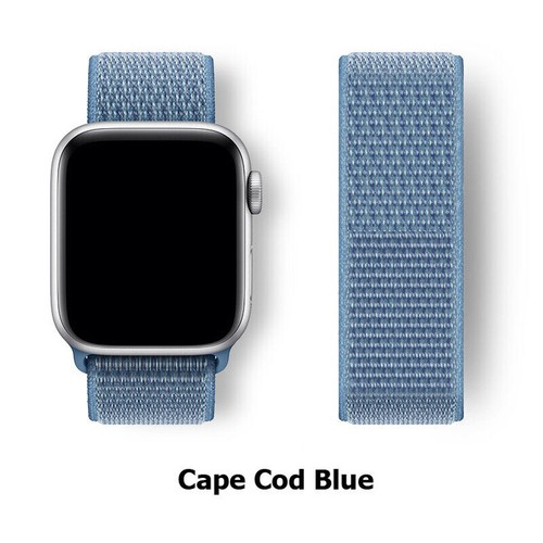 Accesorios de correa de bucle para Apple Watch Ultar 8 7 6 5 SE 4 iWatch correa de nailon suave - Imagen 106 de 133