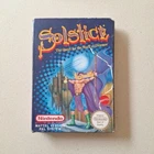 Nintendo NES Game Pak Game Solstice Game Manual Sleeve  Box PAL