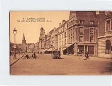 Postcard Place d'Armes Cambrai France
