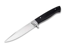 B&Ouml;KER ARBOLITO Newenche Outdoormesser Full Tang N695 G10 Lederscheide 02BA353G10