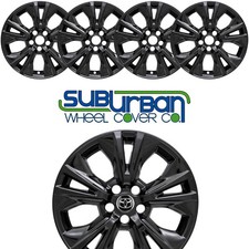 2014-2019 Toyota Highlander Imp-410blk 18 Gloss Black Wheel Skins New Set 4