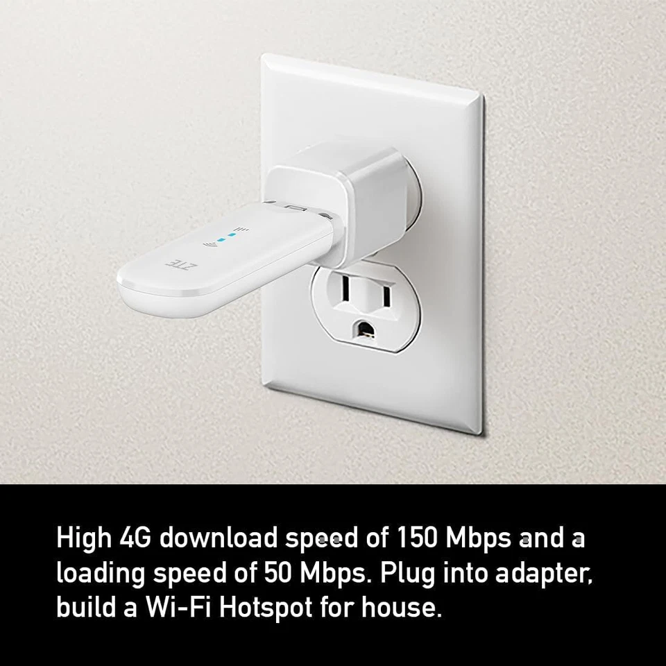 ZTE MF79U Surfstick CAT4 4G LTE WLAN-USB-Modem 150 Mbit/s Weiß - Bild 4 von 4