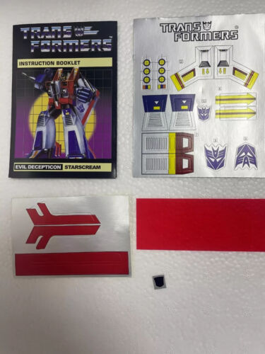 Transformers G1 Reissue Decepticon Air Commander Starscream MISB NEW - Picture 4 of 6