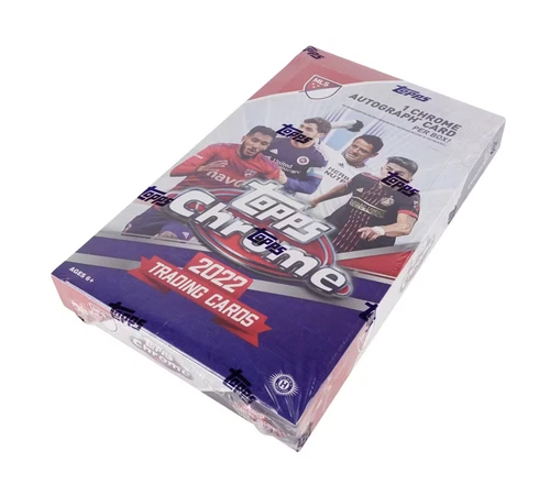 2022 Topps Chrome MLS Soccer Factory Sealed Hobby Box 1 Chrome Auto per