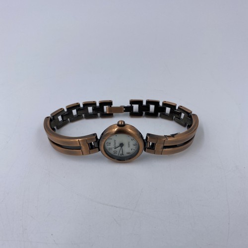 Reloj de Cuarzo SOLITAIRE MUJER - Cobre - JAPÓN MOV’T - 6.25-6.75” CON NUEVO CON BATERÍA - Imagen 4 de 9