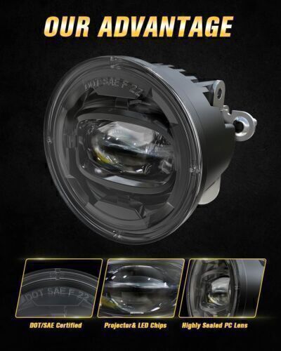 2PCS LED Fog Lights Lamps for 2001-2006 Chevy Suburban 1500 Tahoe Z71 - Picture 2 of 11