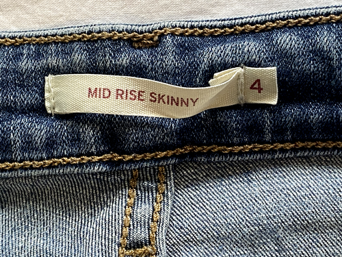 Levi Strauss Damengröße 4 MID RISE SKINNY - Bild 5 von 9