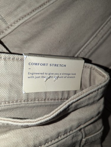 NUEVO UNIVERSAL THREAD PRODUCTS PANTALONES VAQUEROS BEIGE TOSTADO TIRO ALTO AÑOS 90 SLIM TALLA 18 - Imagen 8 de 8