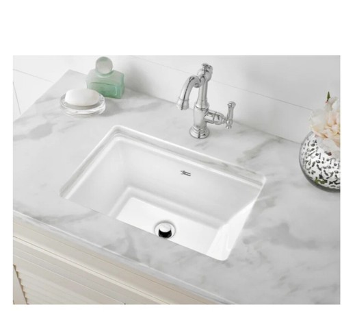 American StandardEstate 19-3/4" lavandino da bagno sottopiano Vitreous China - Foto 5 di 6