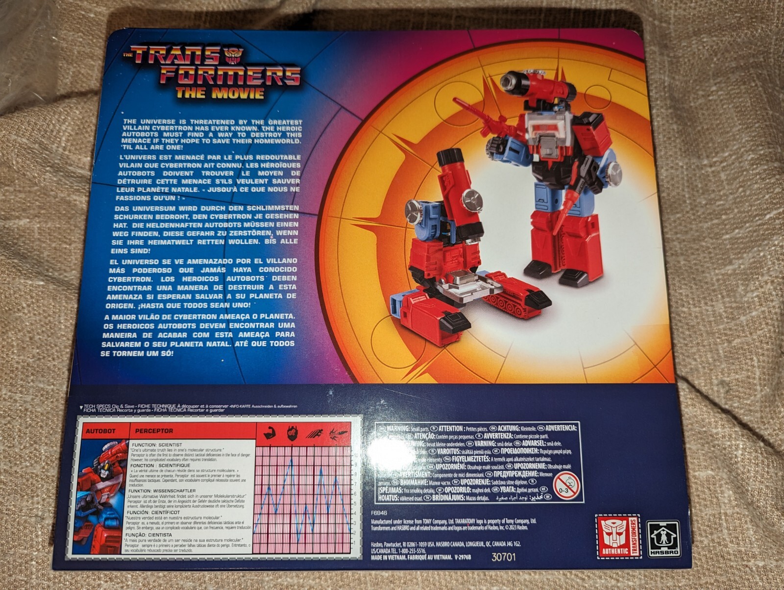 The Transformers The Movie Retro Action Figure Perceptor eBay