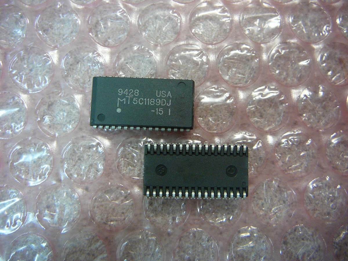 MICRON MT5C1189DJ-15 SRAM Memory Chip 128K X 9 15ns SOJ-32 MICRON MT5C1189DJ-15 SRAM Memory Chip 128K X 9 15ns SOJ-32