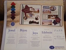 Creative Memories Jewel Paper Pack Photo Mounting Paper 12 Sheets 10  x12  New