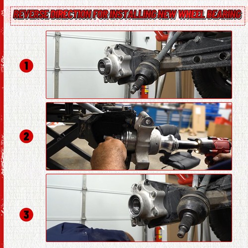 Kit de herramientas de extracción de cojinetes de rueda 40/44 mm para Polaris RZR 570 800 900 1000 XP Turbo - Imagen 5 de 18