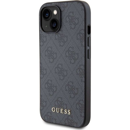 Schutzhülle Guess für iPhone 15 Grau Case Cover Handyhülle Hülle Etui Futeral - Zdjęcie 3 z 8