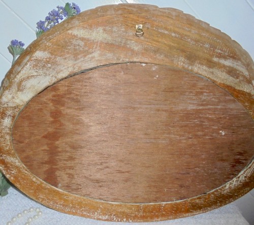 Reclaimed Teak Mirror Hand Carved By Craftsman Unique Lge Vtge Indonesian SALE! - Picture 6 of 6