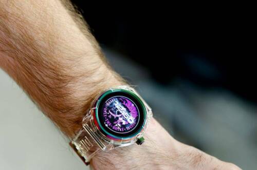DIESEL ON FADELIGHT 44MM ALUMINIUM CASE WITH SILICONE STRAP SMARTWATCH DZT2021 - Picture 6 of 6