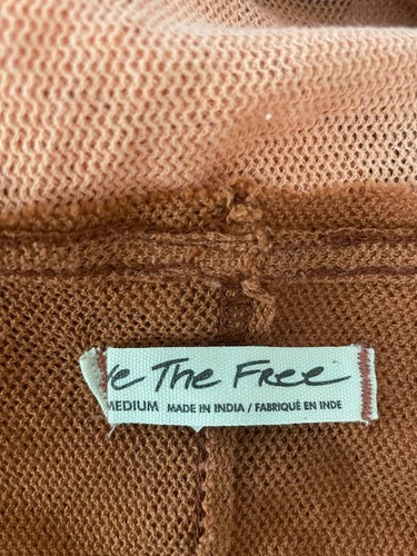 Túnica sin mangas We The Free FP naranja quemado ombré rayas para mujer talla M - Imagen 6 de 8