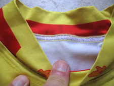 Maillot DINAN rugby porté n°3 vintage FORCE XV shirt Super Sport L