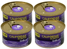 California Scents Air Freshener 4-Pack Car Air Freshener (Monterey Vanilla)