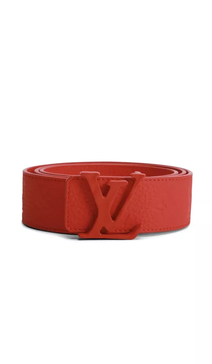 lv initiales belt red