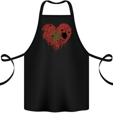 Love Morocco Flag Moroccan Day Football Cotton Apron 100% Organic